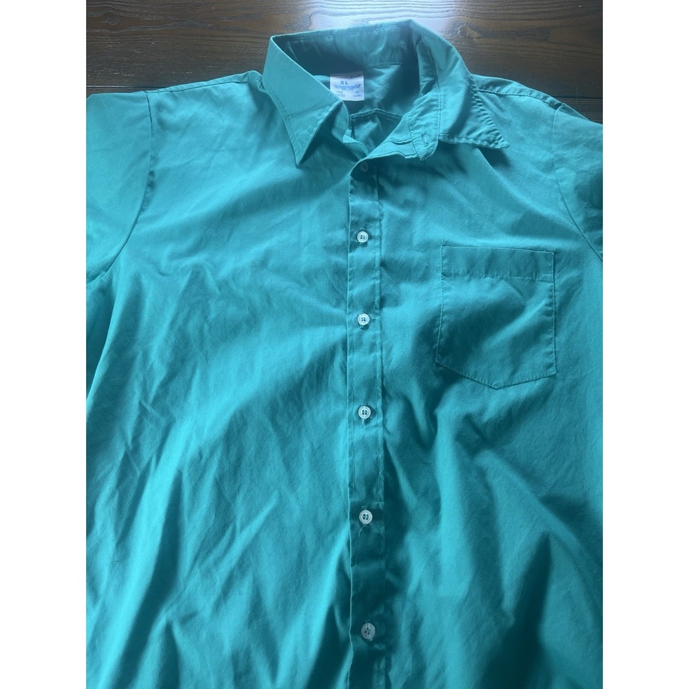 Vintage Fashion Seal Men's XL MADE IN USA Green Shirt Classic Car Single Stitch